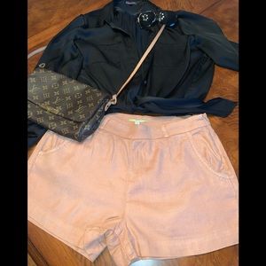 Gianni Bini Side zip Dressy Mini Shorts